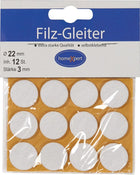 Deslizadores de fieltro ( 3000271014 ) 22 mm autoadhesivos