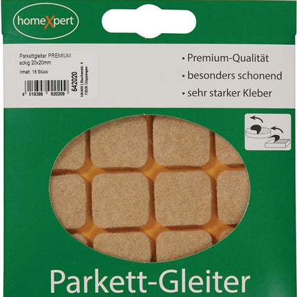 Parkettgleiter Premium ( 3000271031 ) 20 x 20 mm selbstklebend