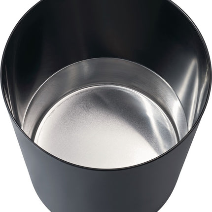 Papierkorb ( 9000468436 ) 13 l H300xØ245 mm schwer entflammbar schwarz