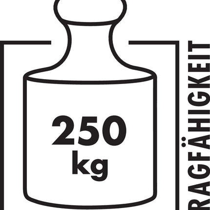 Standing aid ( 9146454651 ) artificial leather tubular steel black footrest