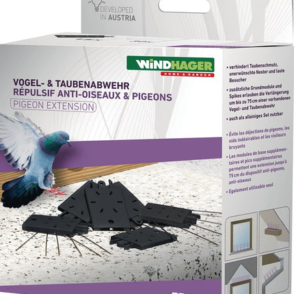 Windhager bird and pigeon repellent ( 4000818601 ) protection up to 75 cm, 30 spikes