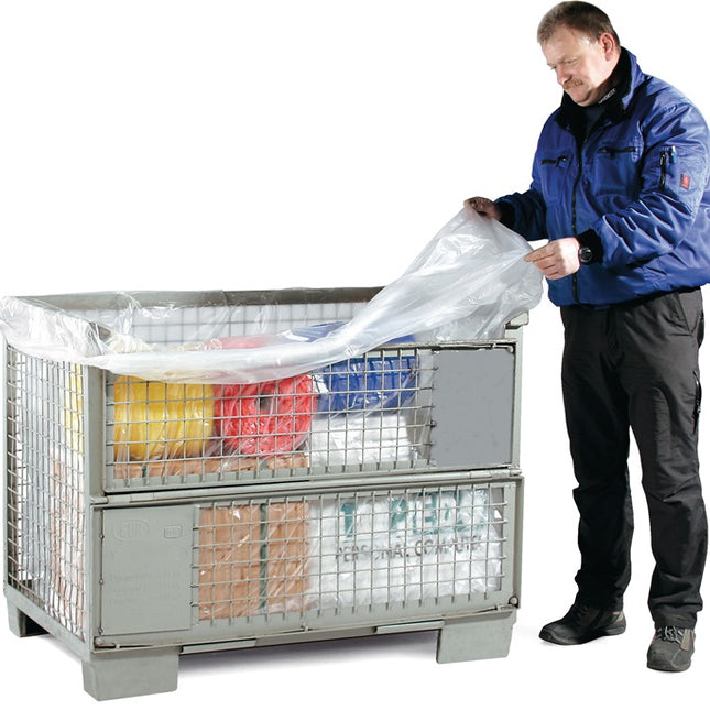 Seitenfaltensack ( 9000451015 ) HD-PE naturtrüb 25 µm