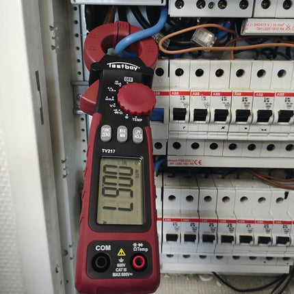 Pinza amperimétrica de corriente de fuga Testboy TV 217 ( 4000828077 ) Rango de medida 1µA - 150A(AC)