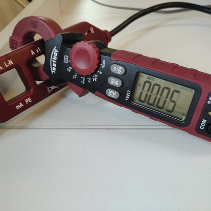 Pinza amperimétrica de corriente de fuga Testboy TV 217 ( 4000828077 ) Rango de medida 1µA - 150A(AC)