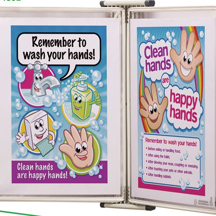 Tarifold Wandhalter ( 9000492071 ) 10 Sichttafeln lackiertf.A4