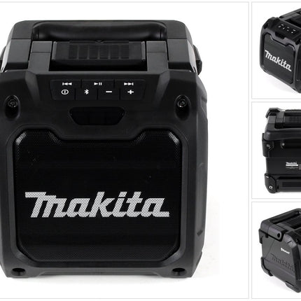 Makita DMR 200 B 10,8 - 18 V Li-Ion Baustellen Lautsprecher Schwarz mit Bluetooth Solo - ohne Akku, ohne Ladegerät - Toolbrothers
