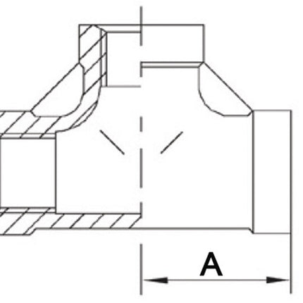 Springer Gewindefitting T-Stück 90° IG ( 4500100064 ) NPS=3/4 ″