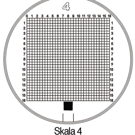Schweizer Standlupe Tech-Line ( 4000851710 ) Vergrößerung 8x Skala 1, 2, 3, 4, 5