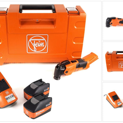 FEIN AFMM 18 QSL 18 V Li-Ion Akku Oszillierer MultiMaster im Koffer + 2 x 5,2 Ah Akku + Ladegerät - Toolbrothers