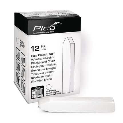 Pica Tafelkreide Classic ( 4000871432 ) weiß