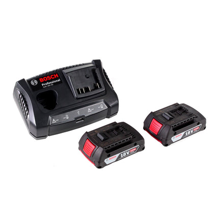 Bosch Professional GSR 18V-21 Akku Bohrschrauber 18V 55Nm ( 06019H1070 ) + 2x Akku 2,0Ah + Ladegerät + Koffer - Toolbrothers