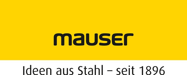 Juego de caja de cojinetes de mira Mauser ( 9000449001 ) H50xW602xD100mm acero galvanizado 6 x MK6 rojo