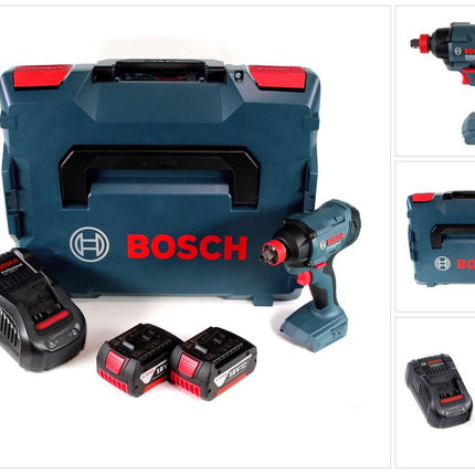 Bosch GDX 18 V-180 18 V Li-Ion Akku Drehschlagschrauber mit 180 Nm in L-Boxx + 2 x 3,0 Ah Akku + Ladegerät - Toolbrothers