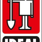 Ideal power spade ( 4000818495 ) 280 x 130 / 125 mm size 2 Tubular steel handle with hardwood knob