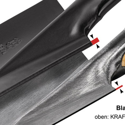 Ideal Kraftspaten ( 4000818495 ) 280 x 130 / 125 mm Größe 2 Stahlrohrstiel mit Hartholzknauf
