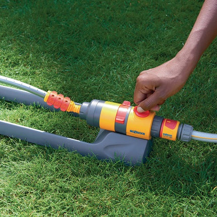 Hozelock Rechtecksprenger AquaSave PRO XL ( 4000350207 ) 350 m² Steckkupplung