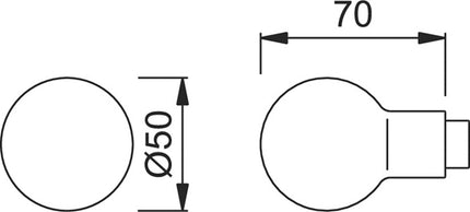 Asola Hoppe parte 50 ( 8000348149 ) Alluminio F1 Alluminio color argento