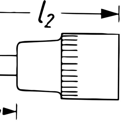 Nasadka Hazet 8801K ( 8000466485 ) 3/8 ″ sześciokątna długość 43,5 mm