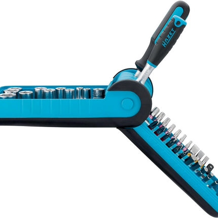 Hazet Steckschlüsselsatz 856-1HP ( 8000753595 ) 38-teilig 1/4 ″ Anzahl Zähne 90 6-Kant