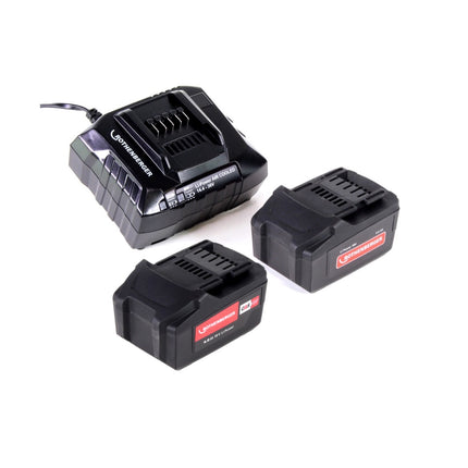 Rothenberger ROMAX 4000 Basic Set CAS cordless crimping machine 18 V 34 kN + 2x battery 4.0 Ah + charger + case