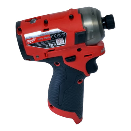 Milwaukee M12 FQID-201 Akku Schlagschrauber 12 V 50 Nm 1/4" Brushless + 1x Akku 2,0 Ah + Ladegerät