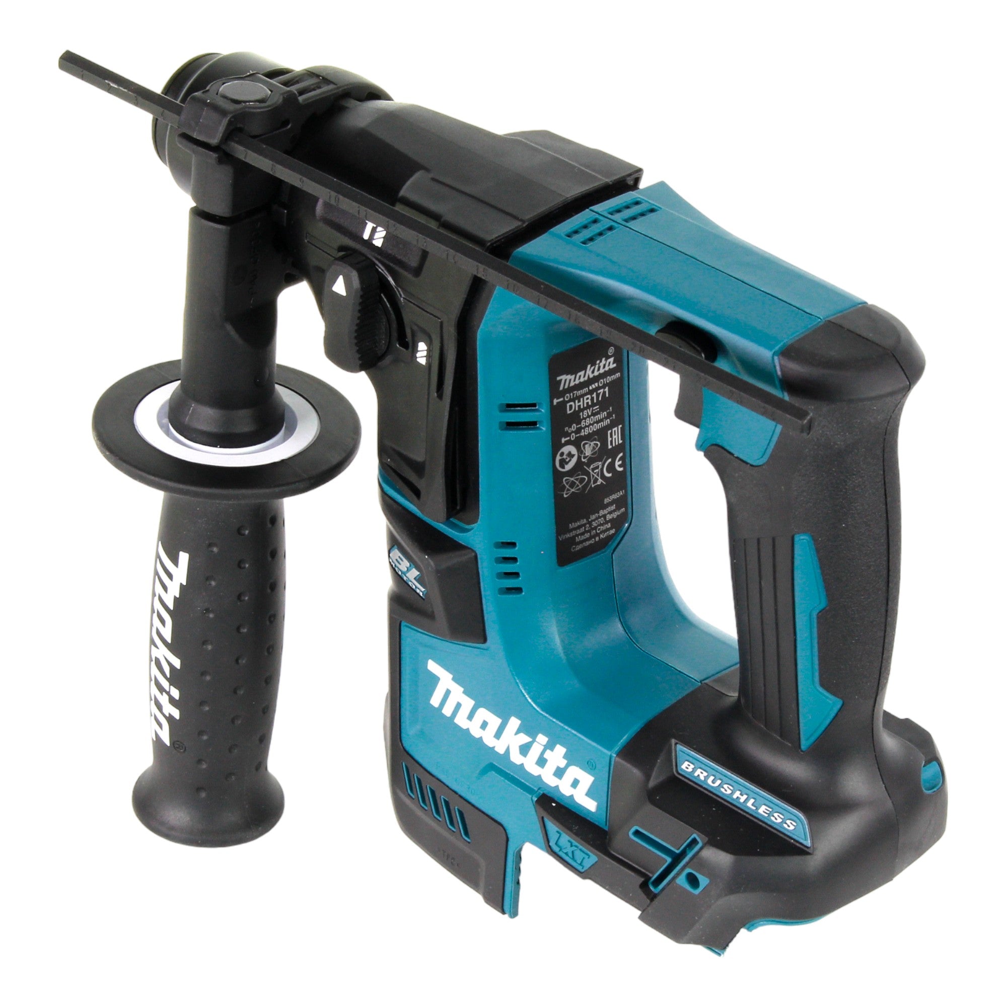 Makita DHR 171 SFX3 Akku Bohrhammer 18 V 1 2 J SDS Plus Brushless 2x Akku 3 0 Ah Ladegeraet 65 tlg Zubehoer Set Koffer 4 - toolbrothers