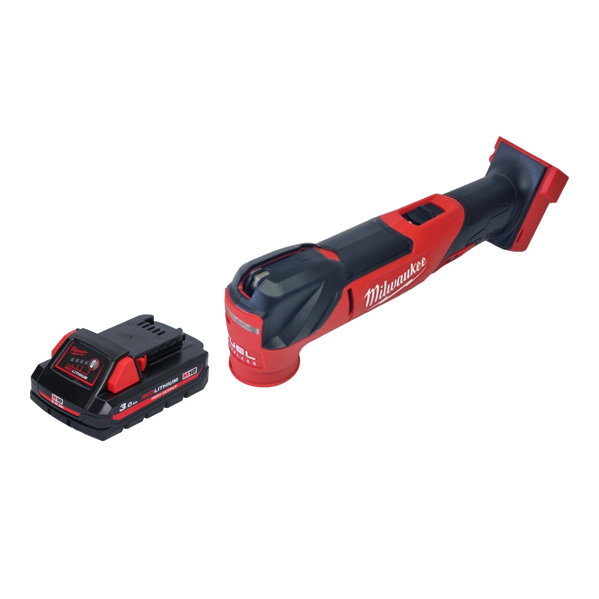 Milwaukee M18 FMT 301 Akku Multitool 18 V Brushless 1x Akku 3 0 Ah ohne Ladegeraet 0 - toolbrothers