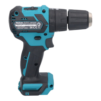 Makita HP 332 DM1E trapano a percussione a batteria 12 V max. 35 Nm brushless + 1x batteria ricaricabile 4,0 Ah + valigetta - senza caricabatterie