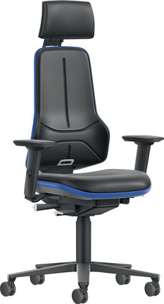 bimos task swivel chair NEON XXL ( 9000454223 ) Castors with headrest 470-640 mm