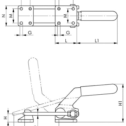 AMF Verschlussspanner Nr. 6849PH ( 4000604390 ) Größe 5 schwer