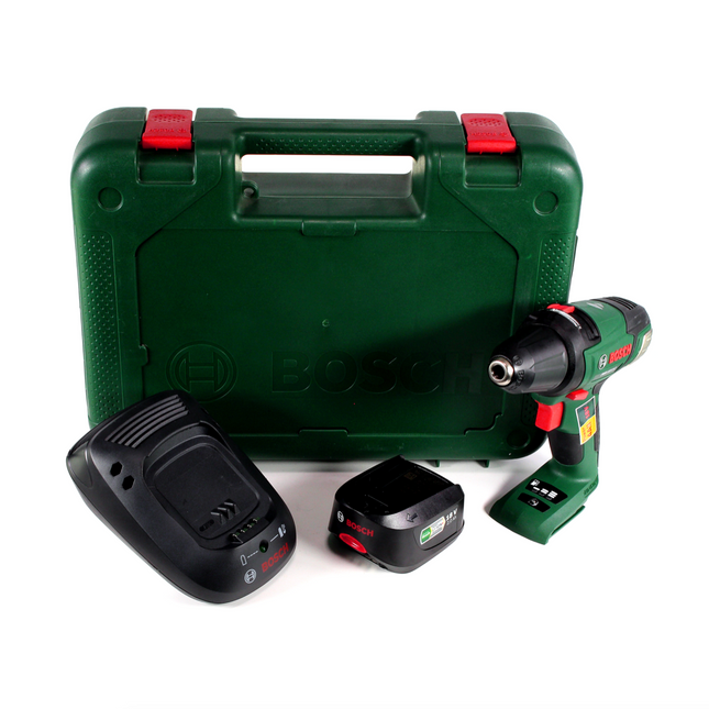 Bosch Heimwerker PSR 18 Li-2 Akku Bohrschrauber Zwei-Gang im Transportkoffer + 1x 2,0 Ah Akku und Ladegerät - Toolbrothers