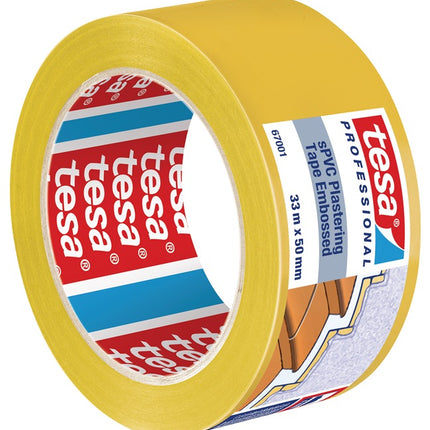 tesa PVC Putzband 67001 ( 3000265336 ) quergerillt Länge 33 m Breite 50 mm
