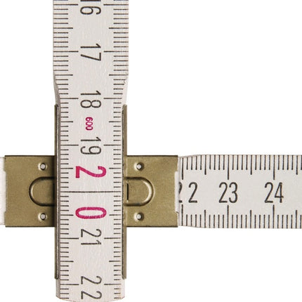 Stabila Gliedermaßstab 1607 ( 8000067286 ) Länge 2 m Breite 1,70 cm Buchenholz weiß