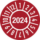 One-year inspection sticker ( 9000477100 ) Ø 15 mm foil