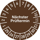 Adesivo di controllo pluriennale ( 9000477116 ) Ø 20 mm in pellicola