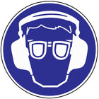 Segno obbligatorio ( 3000277512 ) Usare protezioni per l'udito/gli occhi