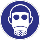 Signe d'obligation ASR A1.3/DIN EN ISO 7010 ( 9000477498 ) Utiliser une protection respiratoire