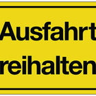 Cartello informativo ( 3000277103 ) Tenere libera l'uscita! Plastica