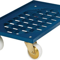 Kistenroller ( 9000444232 ) Tragfähigkeit 250 kg Polymer-Bereifung ABS-Kunststoff blau