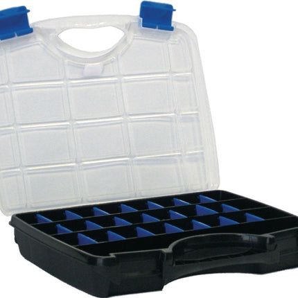 Boîte d'assortiment Basic Line ( 4000871449 ) L460xP350xH81mm transparent noir-bleu