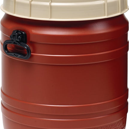 Wide-neck drum ( 9000450113 ) 55 l brown with beige lid Filling opening-Ø 354 mm