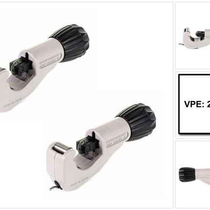 Rothenberger 2x TUBE CUTTER 35 Rohrabschneider, Inox, 6-35 mm, DURAMAG ( 70055 ) - Toolbrothers