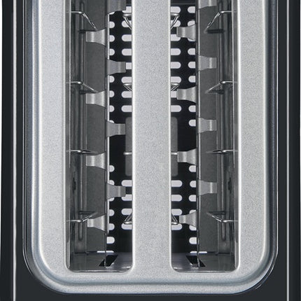 Grille-pain à 2 fentes TA 3102 swi ( 4000896640 ) 870 W noir-inox 985 g Touches de fonction éclairées