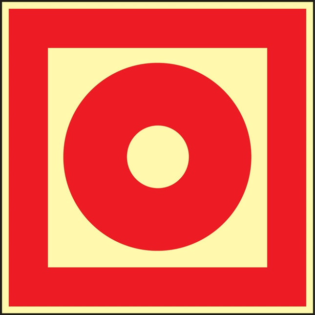 Símbolo de protección contra incendios BGV A8 (3000277577) L148xW148 mm lámina