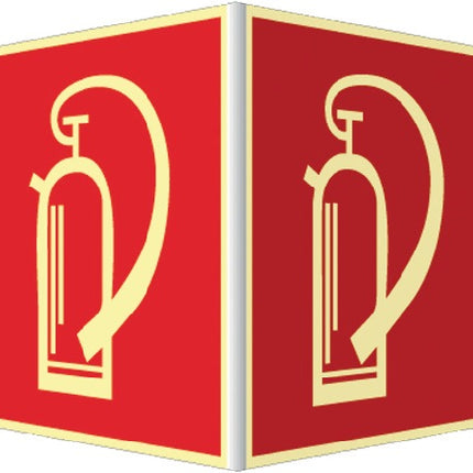 Cartello angolare ( 3000277614 ) L148xL148 mm vuoto in plastica bianca