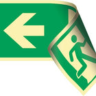 Escape sign DIN EN ISO 7010 ( 9000477430 ) L297xW148 mm plastic