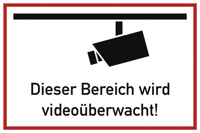 Information sign ( 9000477152 ) Video-monitored plastic