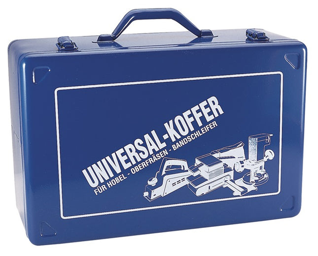 Valigia per macchina utensile ( 4000871284 ) L430xP280xH185mm inserto in schiuma lamiera d'acciaio blu