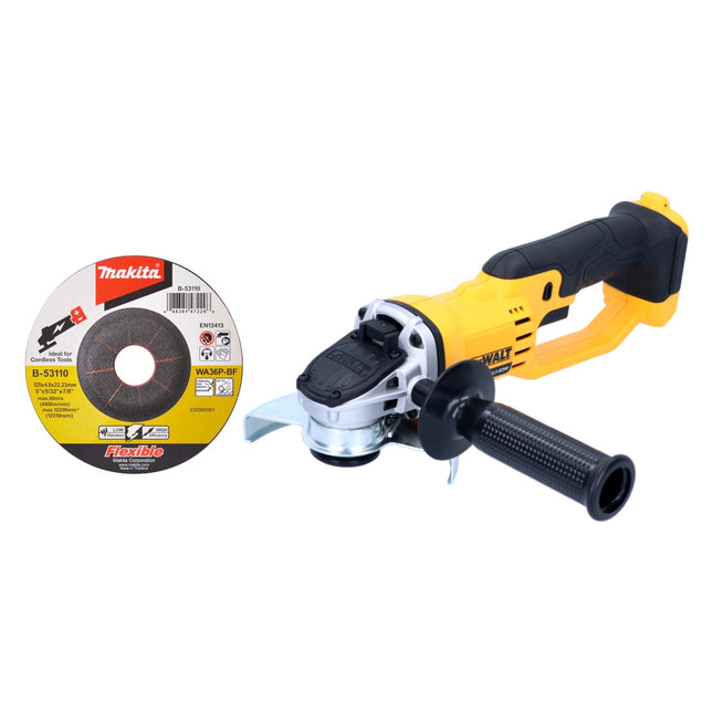 DeWalt DCG 412 N Akku Winkelschleifer 18V 125mm Solo + 5x Schruppscheibe - ohne Akku, ohne Ladegerät - Toolbrothers