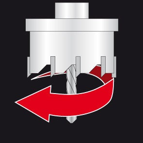 RUKO Lochsäge ( 8000422835 ) Sägen-Ø 44 mm Schnitttiefe 38 mm